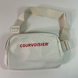 Courvoisier Cognac Fanny Pack Belt Bag Off White Red NWOT 8"